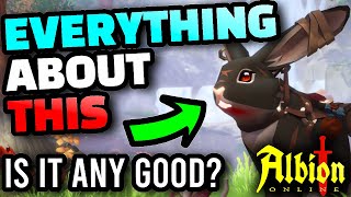 EVERYTHING About The New Caerleon Cottontail Black Bunny Rabbit Mount Albion Online [upl. by Faria727]