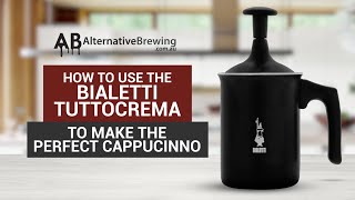 How to Use the Bialetti Tuttocrema Milk Frother [upl. by Afesoj734]