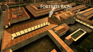 Animation of ancient Roman Fort in Caerleon Wales [upl. by Ahcrop]