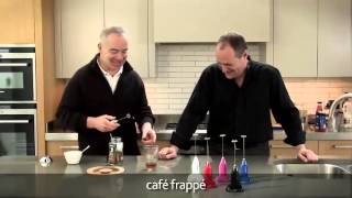 How to make a frappé coffee using an aerolatte milk frother [upl. by Ained798]