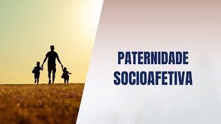 Paternidade socioafetiva [upl. by Pacien809]