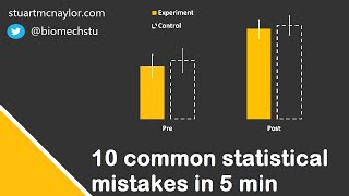 Ten Statistical Mistakes in 5 Min [upl. by Ezra]