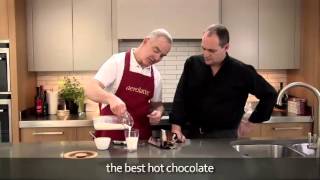 How to make a hot chocolate using an aerolatte milk frother [upl. by Savihc]